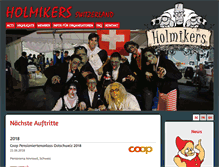 Tablet Screenshot of holmikers.ch